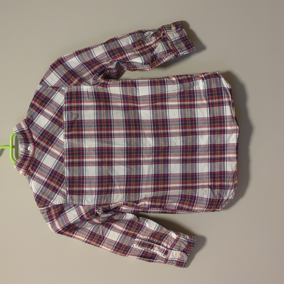 L.O.O.G Toddler Child Collared Long-sleeved Plaid Shirt Size 5-6 Years - Picture 8 of 9